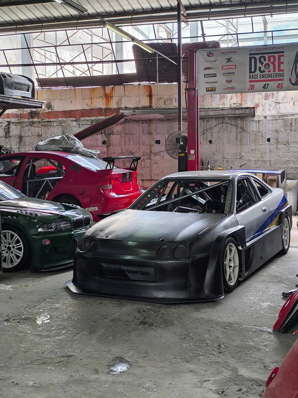 Carbon Fiber TC2000 widebody Honda integra DC2