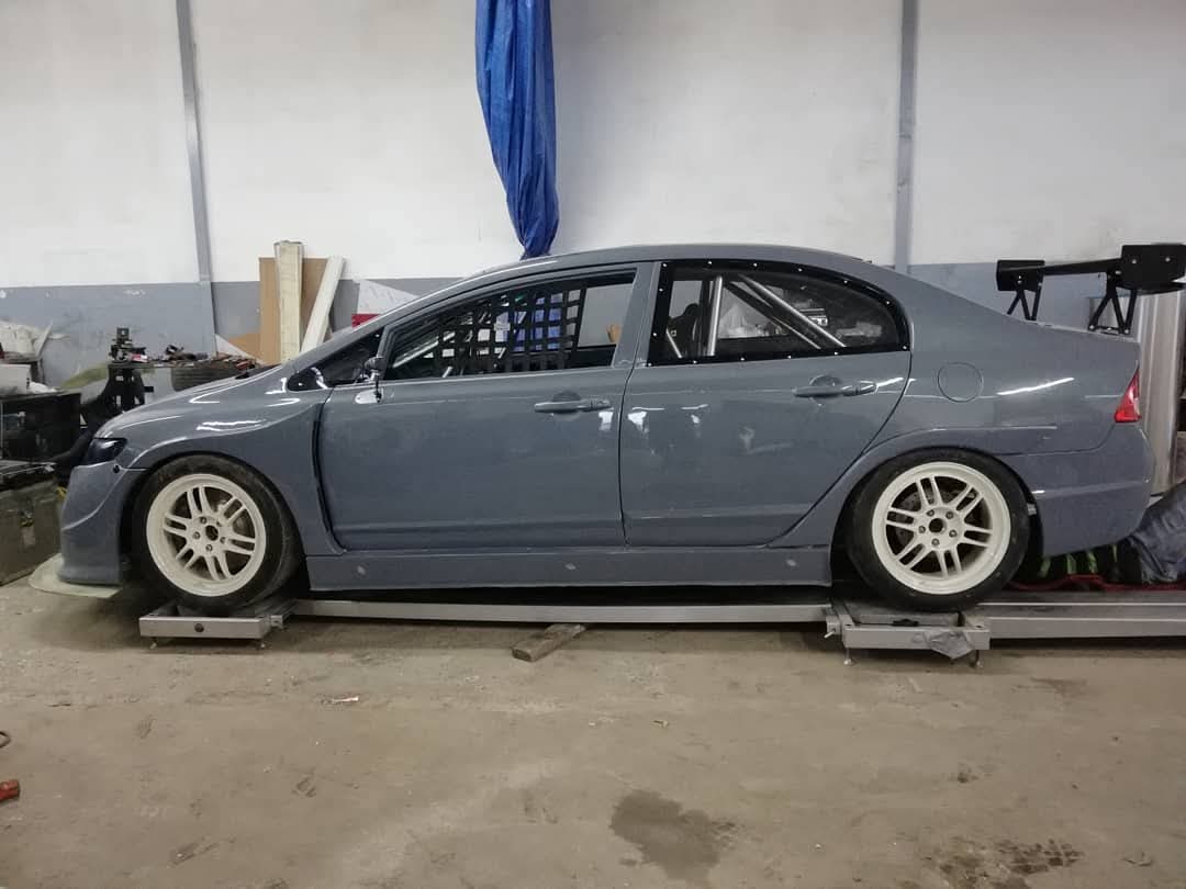 Fiberglass Widebody kit for Honda Civic FA5