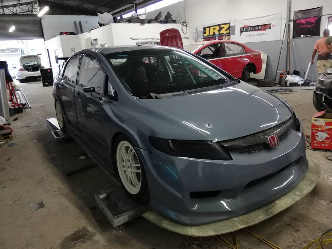 Fiberglass Widebody kit for Honda Civic FA5