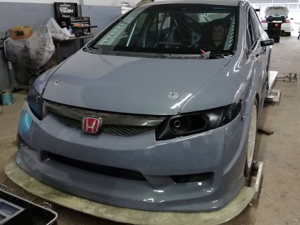 Fiberglass Widebody kit for Honda Civic FA5