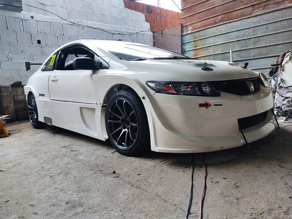 Fiberglass TC2000 widebody kit Honda Civic FG2