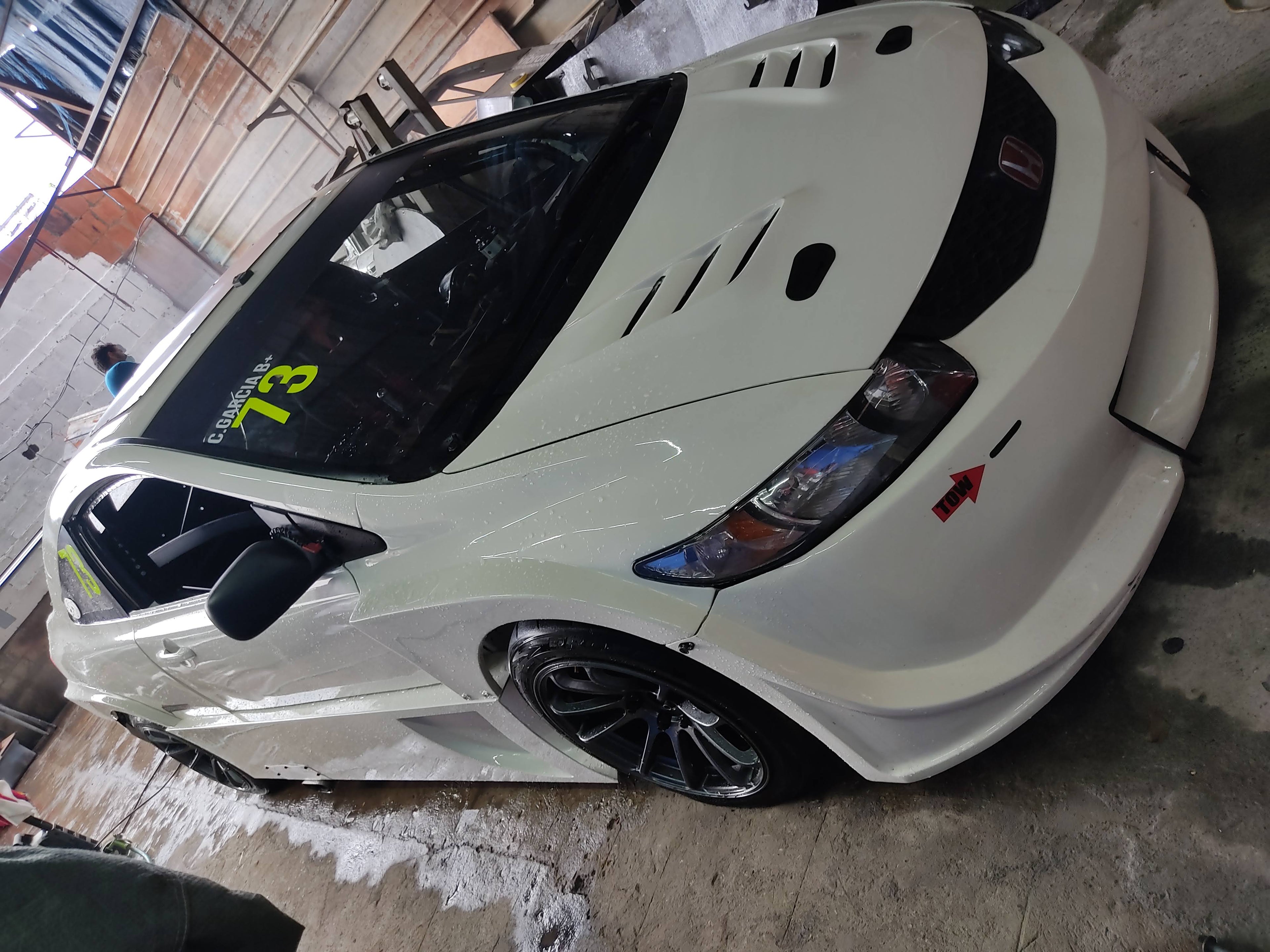 Fiberglass TC2000 widebody kit Honda Civic FG2