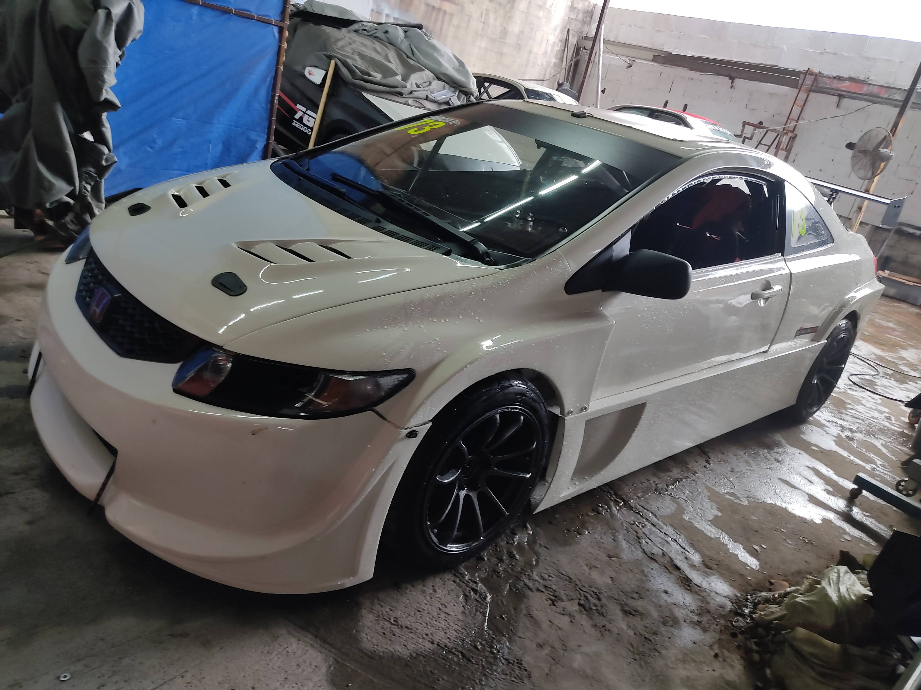 Fiberglass TC2000 widebody kit Honda Civic FG2