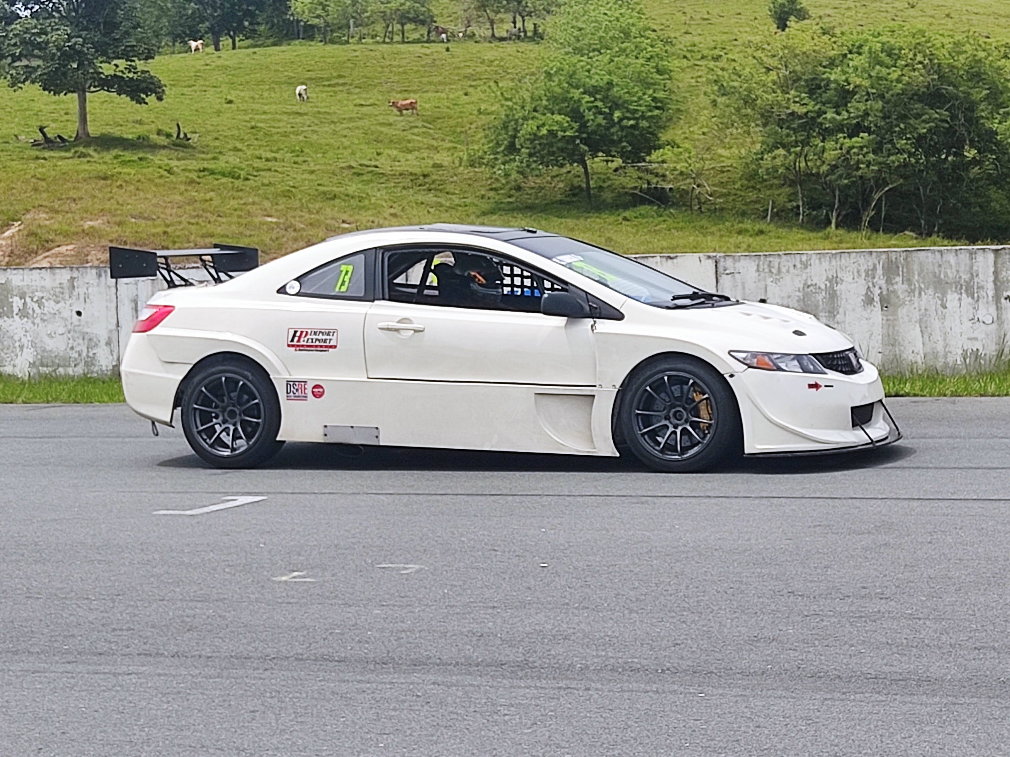Fiberglass TC2000 widebody kit Honda Civic FG2