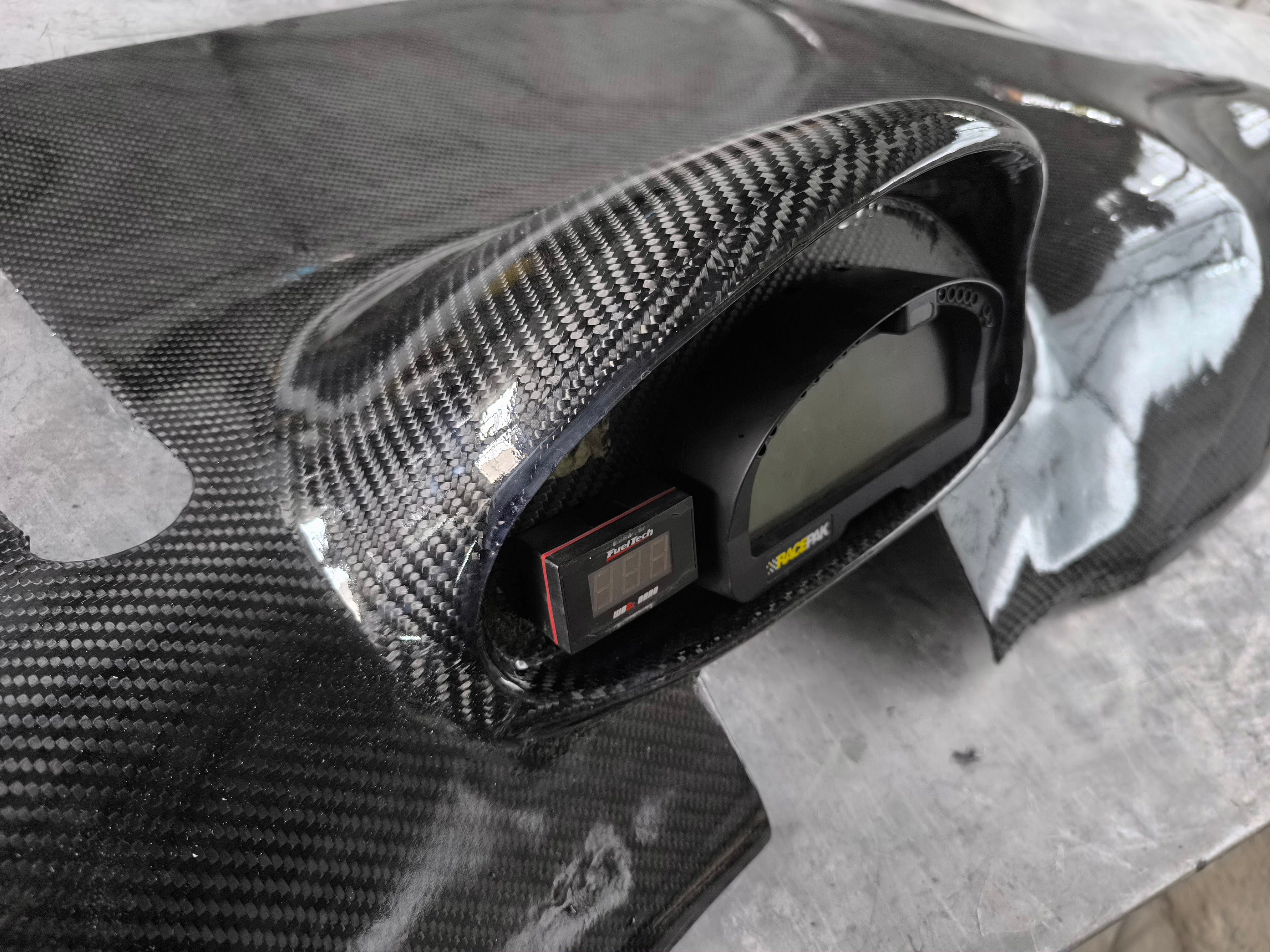 Carbon Fiber Universal Dash