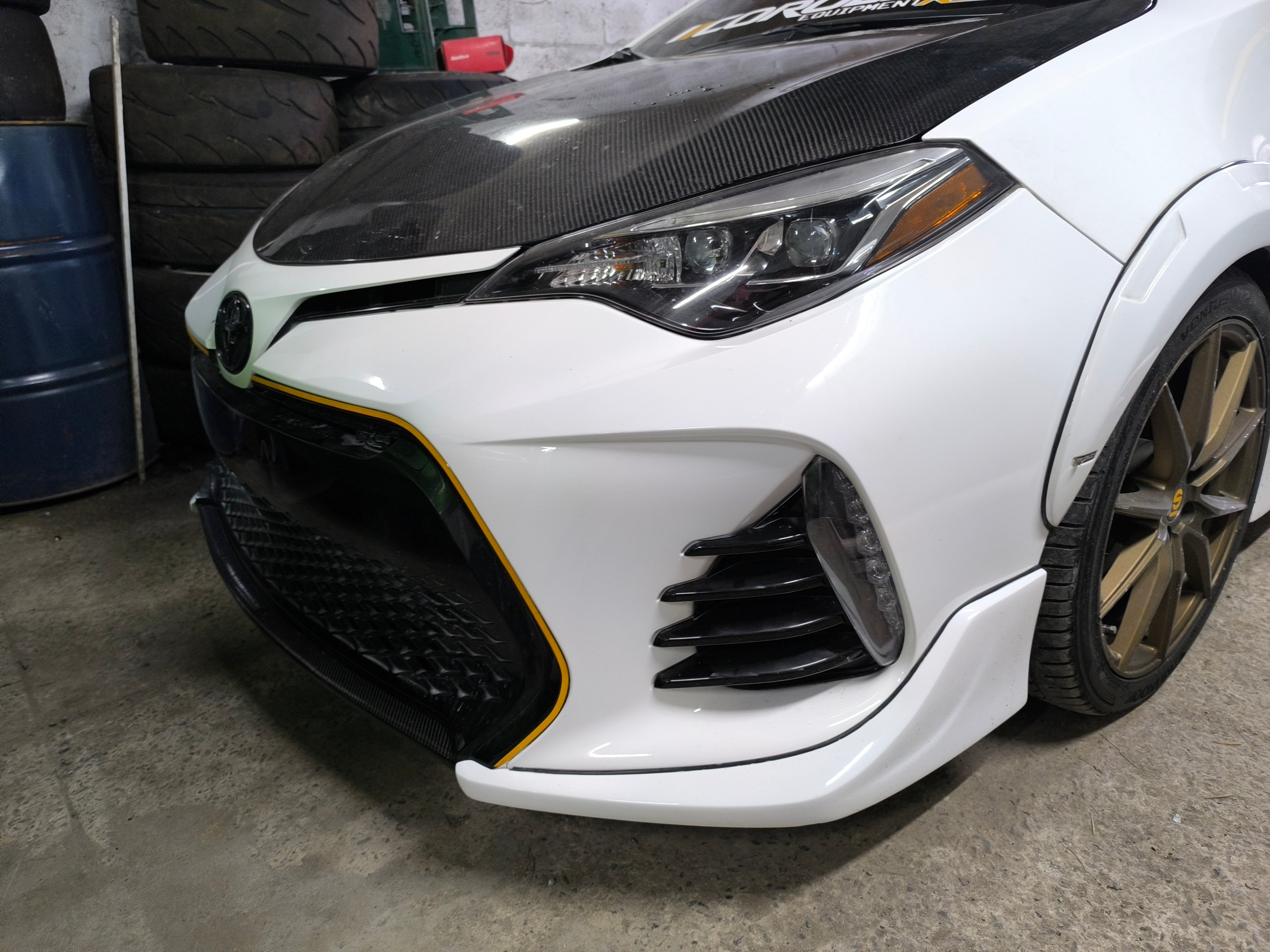 Carbon Fiber hood Toyota Corolla Sedan 2018
