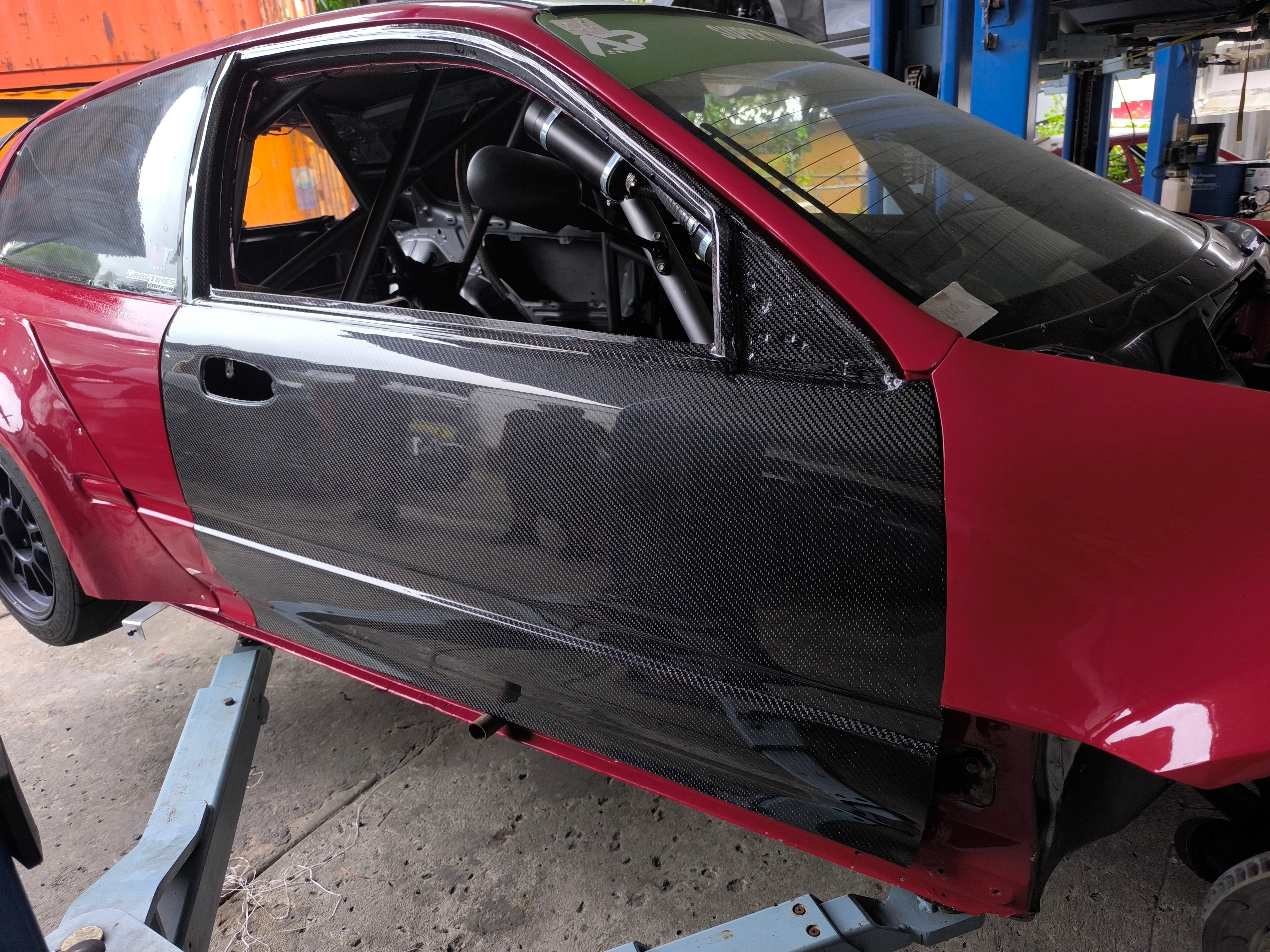 Carbon Fiber Doors - Honda Civic EG/EJ