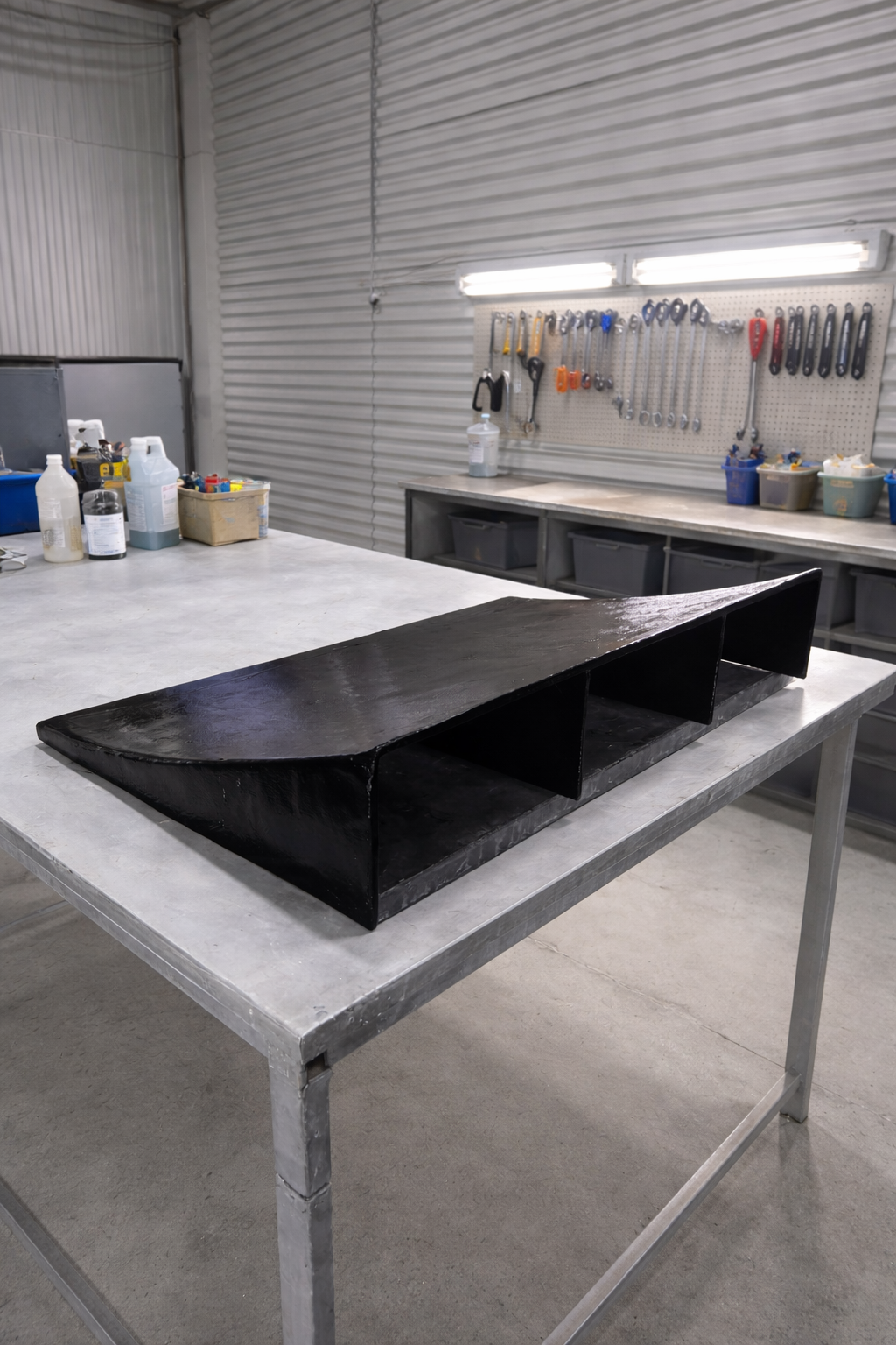 Fiberglass Universal rear diffusor